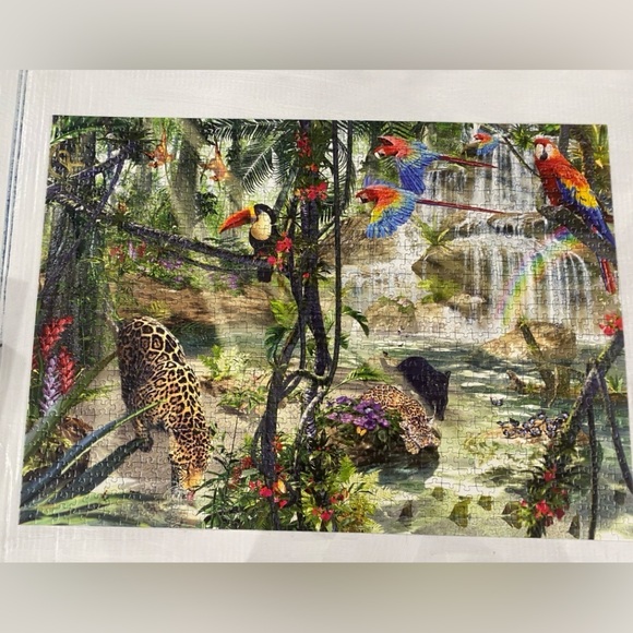 Ravensburger 1000 piece puzzle 'Tropical Impressions' jungle 2011 complete - Picture 4 of 7